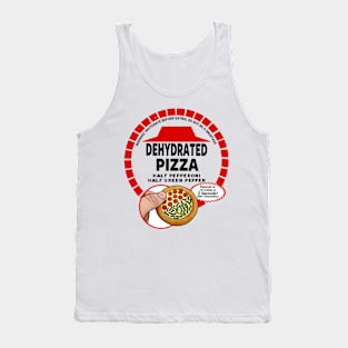 80s Time Travel Movies Retro Scifi Futuristic Pizza Tank Top